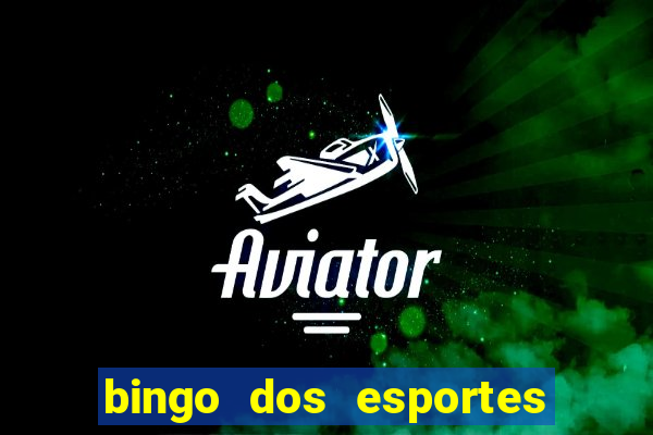 bingo dos esportes para imprimir